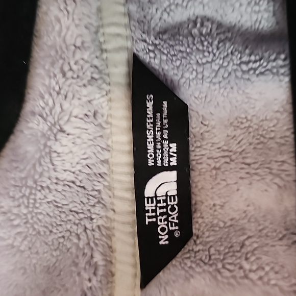 Women's medium light-grey Northface full-zip, double-layered fleece jacket. - Picture 5 of 13